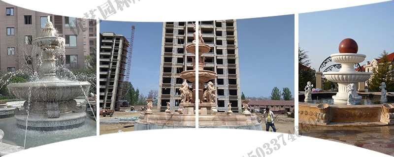 大型噴泉安裝，石雕噴泉定制，曲陽噴泉廠家