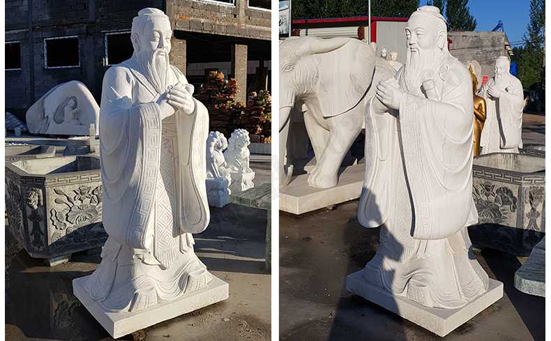 校園孔子像，學(xué)校孔子雕像，孔子景觀雕塑