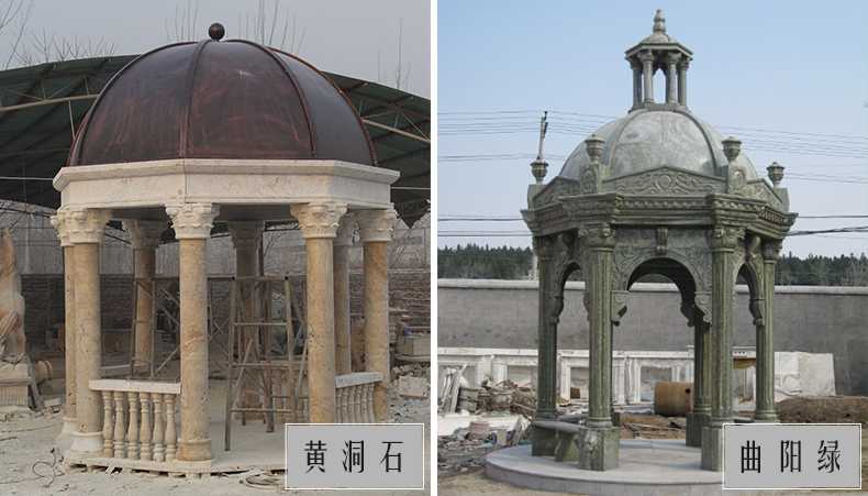 歐式景觀亭子，石雕大理石亭子，河北涼亭廠家