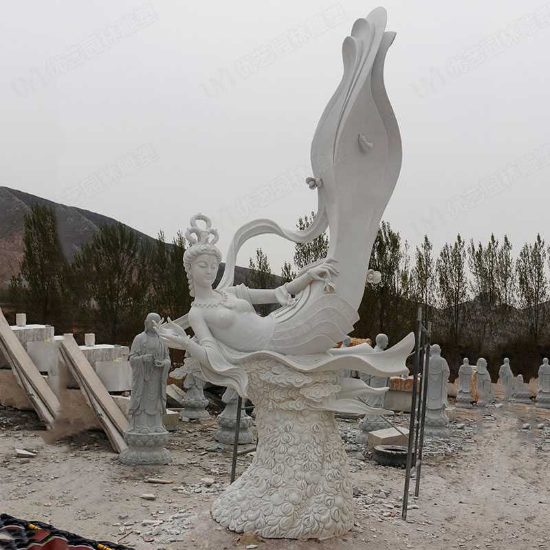 槐花仙子雕塑，槐花仙女雕塑