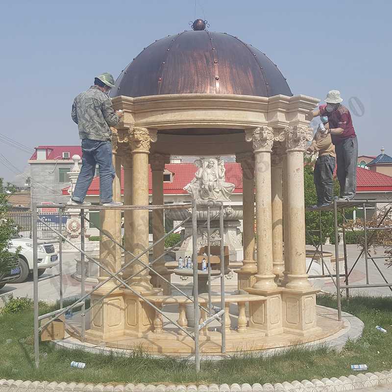 歐式景觀涼亭，歐式大理石涼亭，歐式柱子亭子