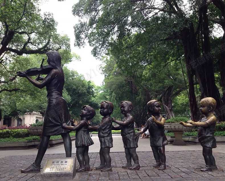 銅人物雕塑，銅小孩雕塑