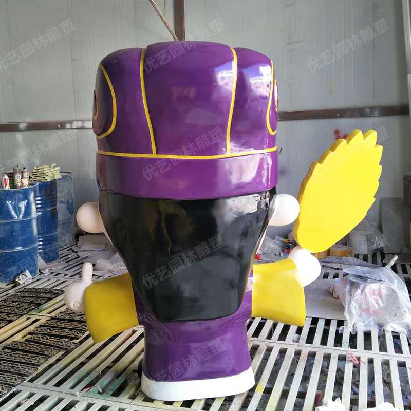 諸葛亮雕塑，卡通人物雕塑