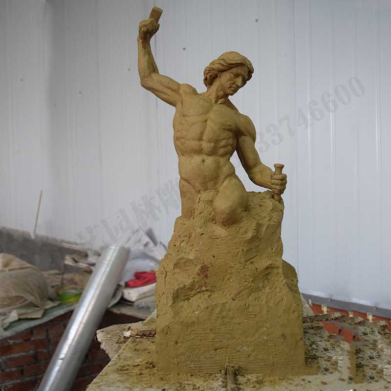 自我雕刻，雕刻自我，自我雕刻雕塑